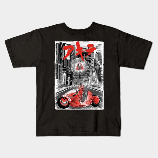 Welcome to Neo-Tokyo Kids T-Shirt by DrMonekers